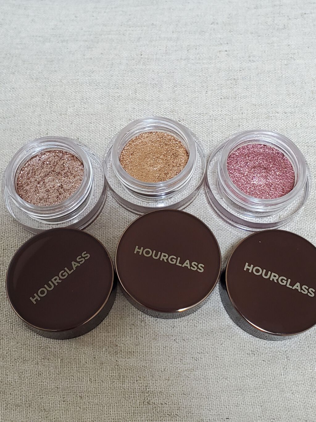 HOURGLASS Scattered Light Glitter Eyeshadow/HOURGLASS/ジェル・クリームアイシャドウを使ったクチコミ(1枚目)