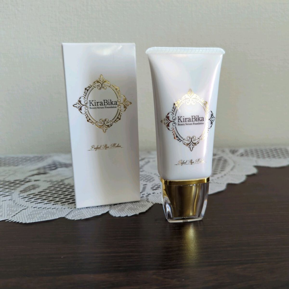 きらびか　ビューティーセラムファンデーション/KiraBika/リキッドファンデーションを使ったクチコミ（2枚目）