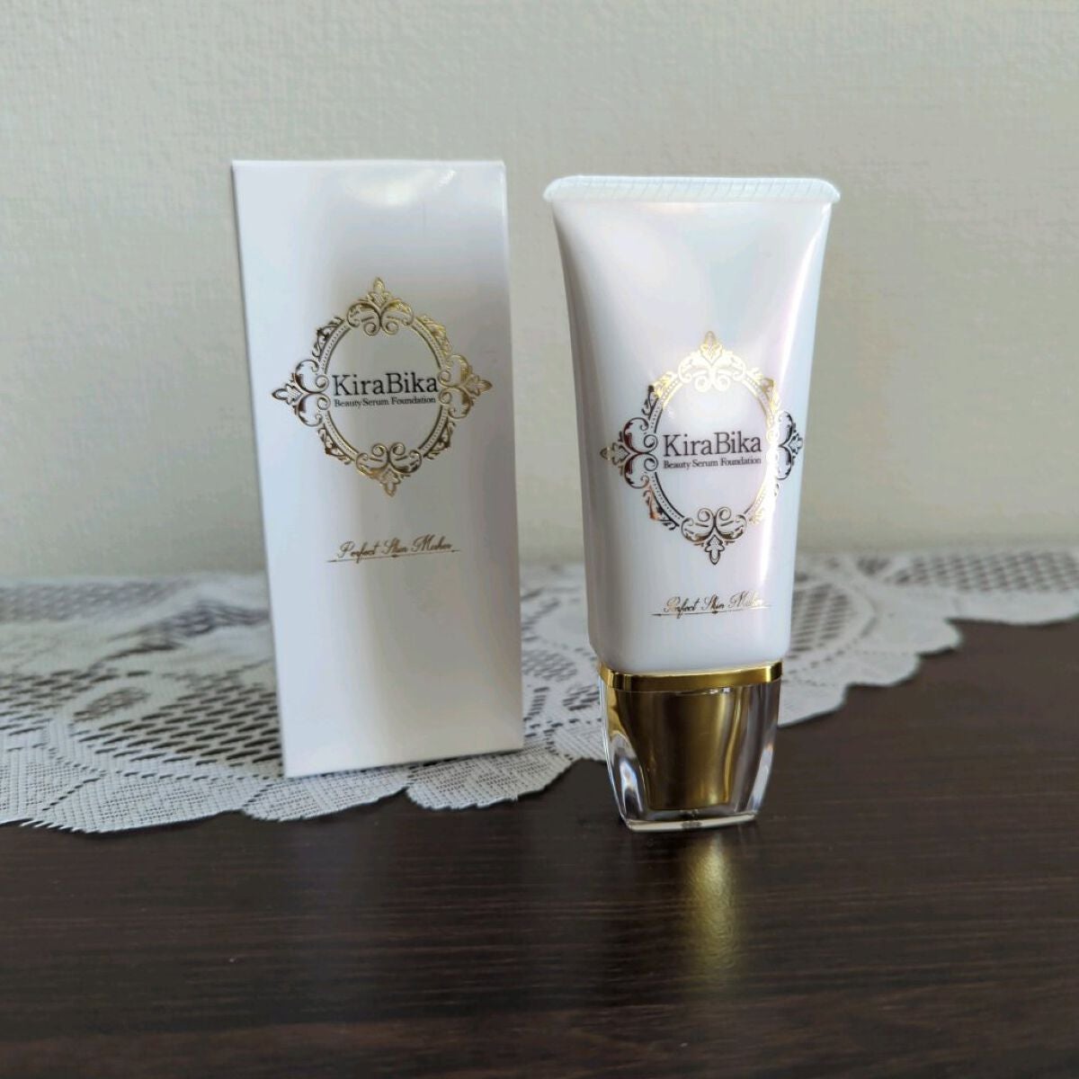 きらびか ビューティーセラムファンデーション/KiraBika/リキッドファンデーションを使ったクチコミ(2枚目)