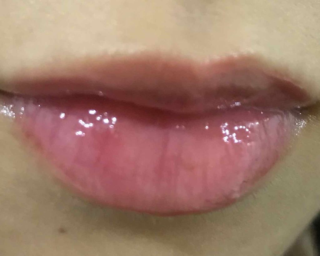 ジェルグロスリップ/CEZANNE/リップグロスを使ったクチコミ(2枚目)