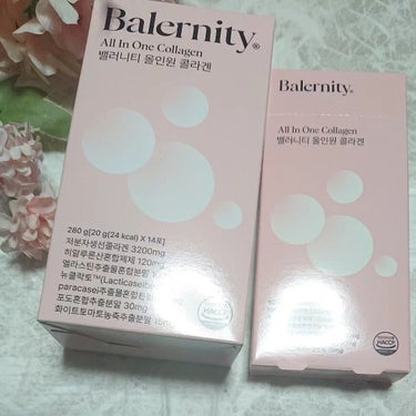 Balernity オールインワンコラーゲンのクチコミ「・韓国で1位の液体コラーゲン
・魚の生臭さのないフルーティな風味
が特徴の商品です。

ピンク.....」（1枚目）