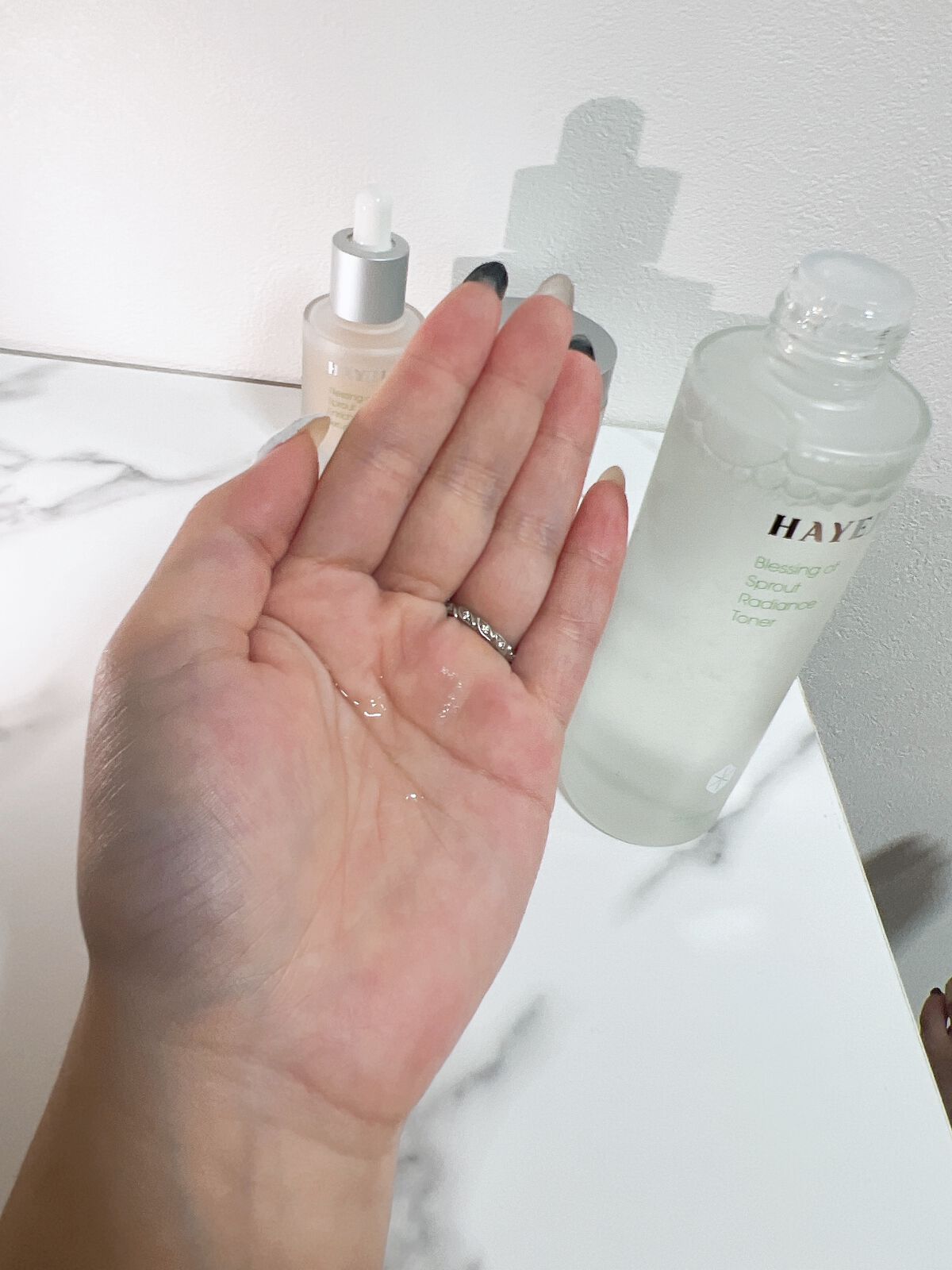 ブレッシングオブスプラウトラディアンストナー/HAYEJIN/化粧水を使ったクチコミ（3枚目）