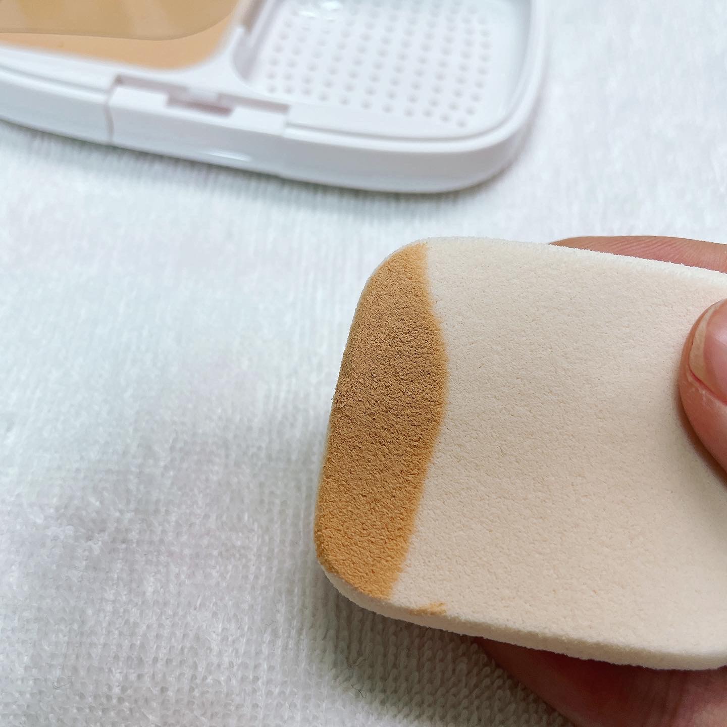 パウダーファンデーション/media luxe/パウダーファンデーションを使ったクチコミ（3枚目）