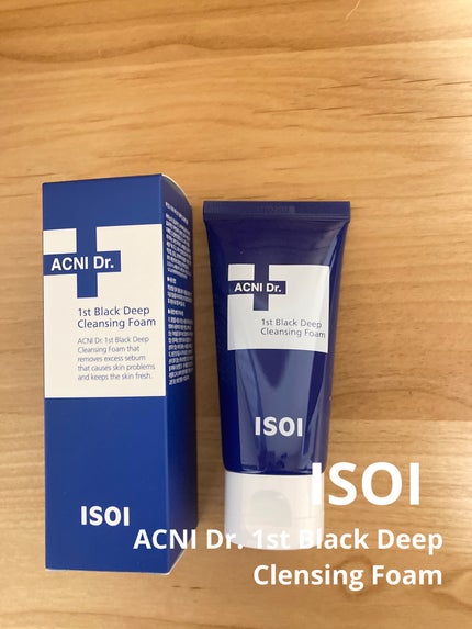 ACNI Dr. 1st Black Deep Clensing Foam/ISOI/洗顔フォームを使ったクチコミ(1枚目)