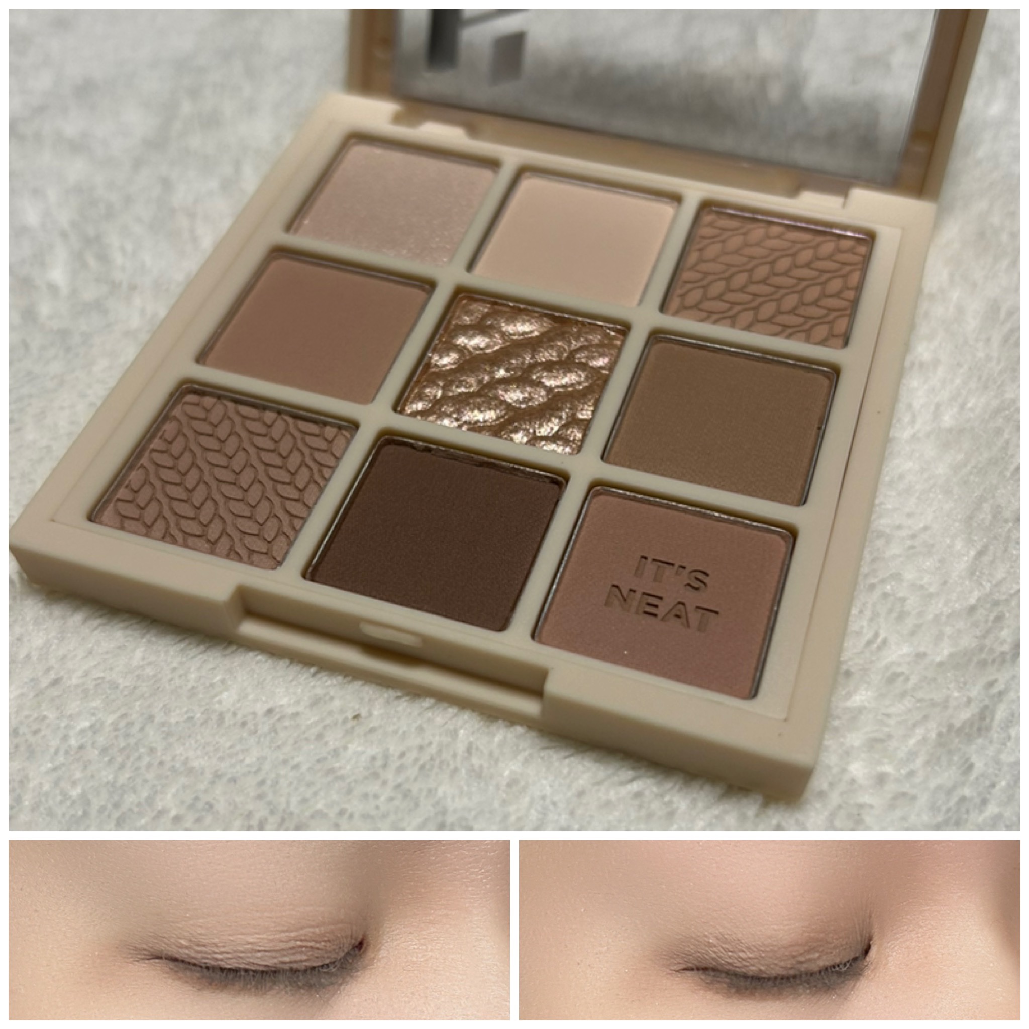 マイフェイブムードアイパレット 9カラー/HOLIKA HOLIKA/アイシャドウパレットを使ったクチコミ（3枚目）