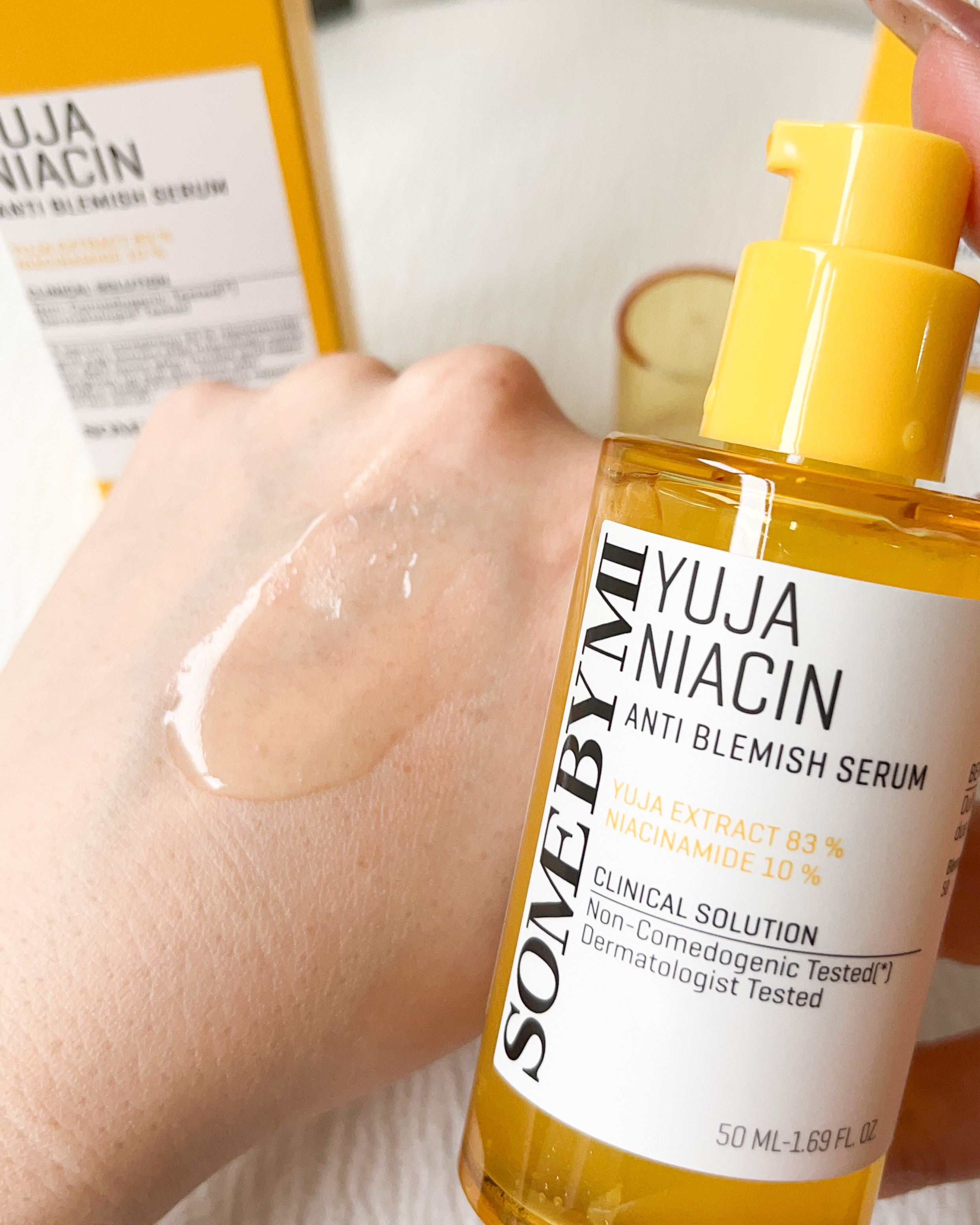 ユズナイアシンアンチブレミッシュセラム/SOME BY MI/美容液を使ったクチコミ（3枚目）