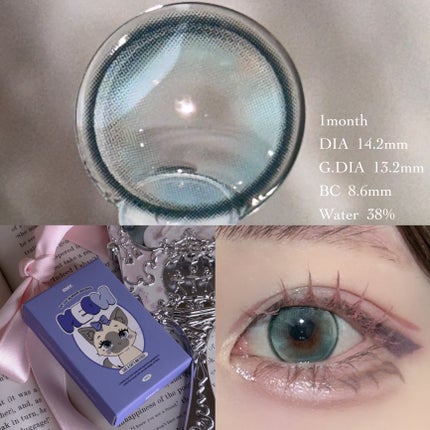 MEOW(ミヤオ) 1month/OLOLA/1ヶ月(1MONTH)カラコンを使ったクチコミ(3枚目)