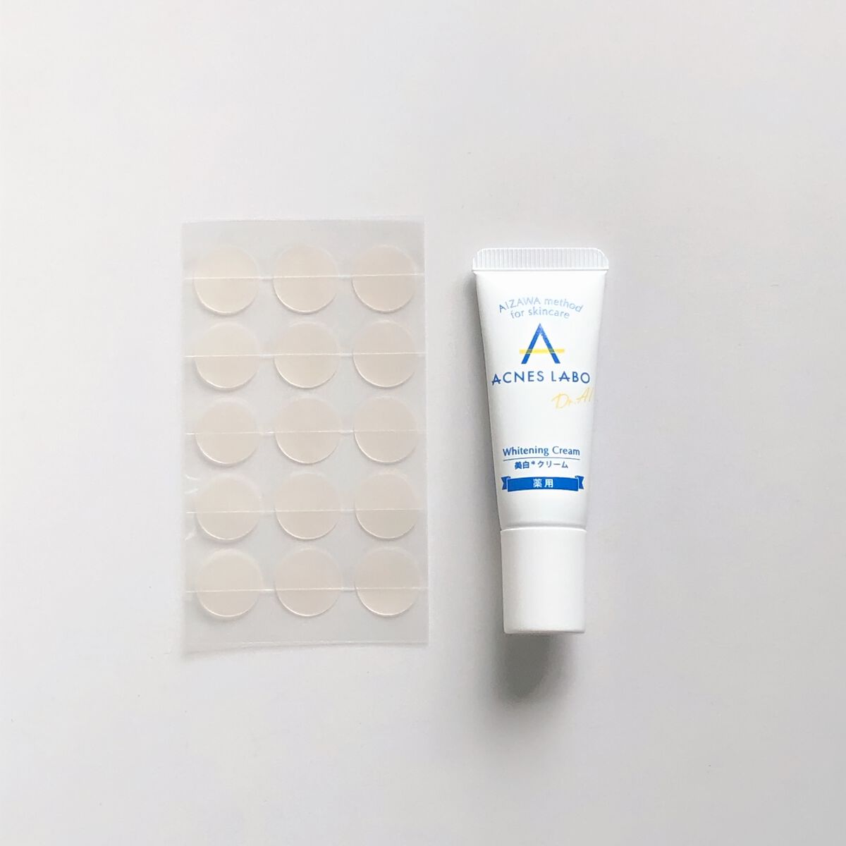 薬用 美白アクネホワイトクリーム 専用パッチ付/アクネスラボ/その他キットセットを使ったクチコミ（2枚目）