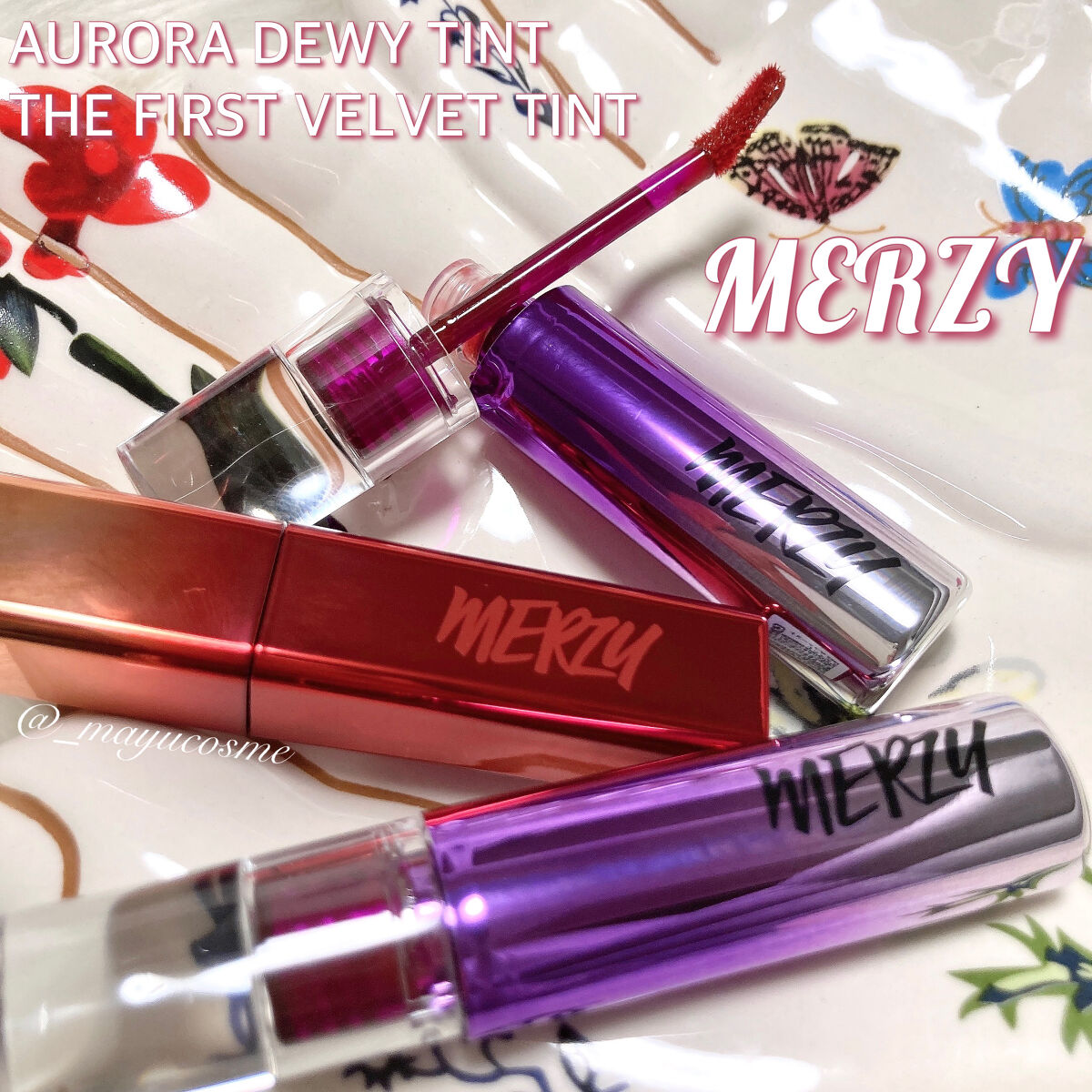 ザ ファースト  ベルベット ティント シーズン３/MERZY/リップティントを使ったクチコミ（1枚目）