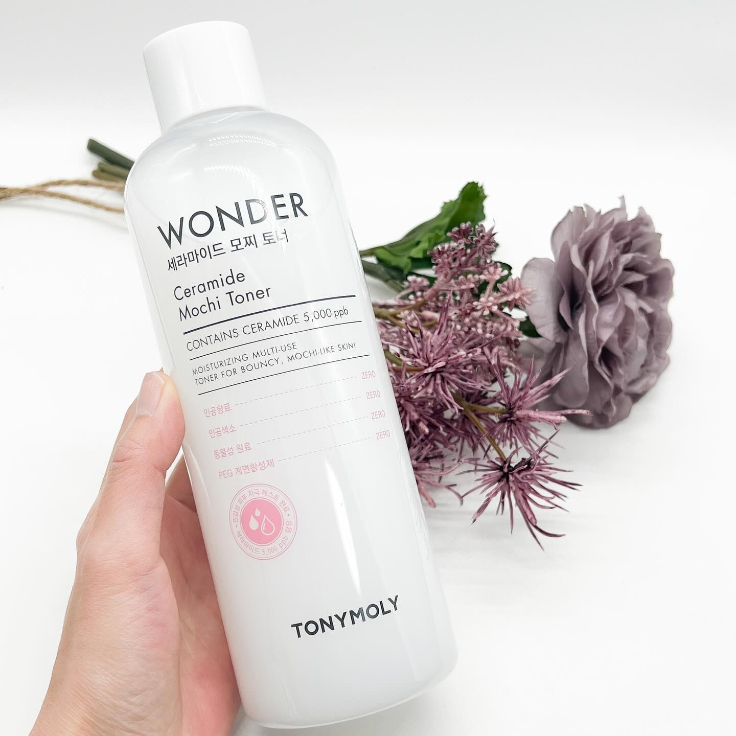 Wonder Ceramide Mochi Toner（トニーモリーワンダーCモチトナー）/TONYMOLY/化粧水を使ったクチコミ（1枚目）