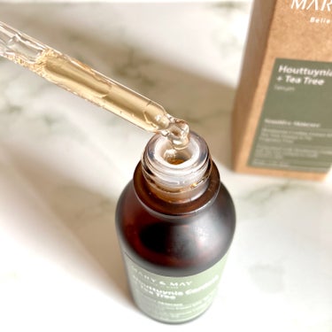 MARY&MAY Houttuynia Cordata + Tea Tree Serumのクチコミ「＼赤みが出た肌のケアに／


MARY&MAYは優しい成分を十分に配合し
安定性に充実した正直.....」（2枚目）