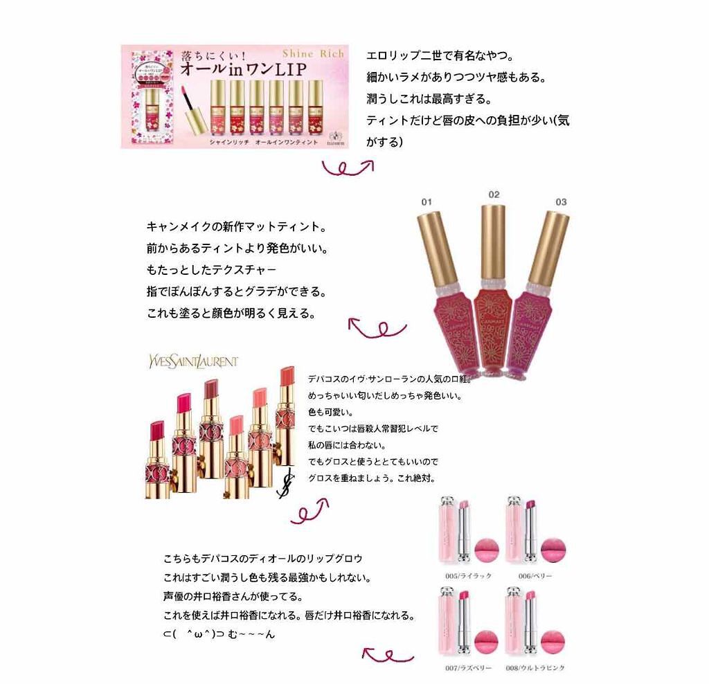 ルージュ ヴォリュプテ シャイン/YVES SAINT LAURENT BEAUTE/口紅を使ったクチコミ（2枚目）