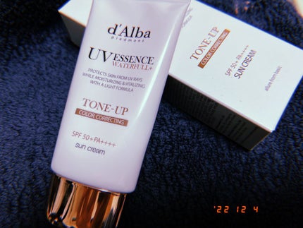 ウォータフルトーンアップサンクリーム/ダルバ/日焼け止めクリームを使ったクチコミ(1枚目)