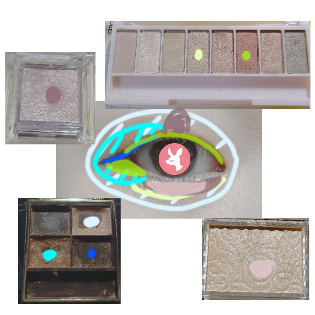 8色アイパレット/KIREI FACTORY/アイシャドウパレットを使ったクチコミ（3枚目）