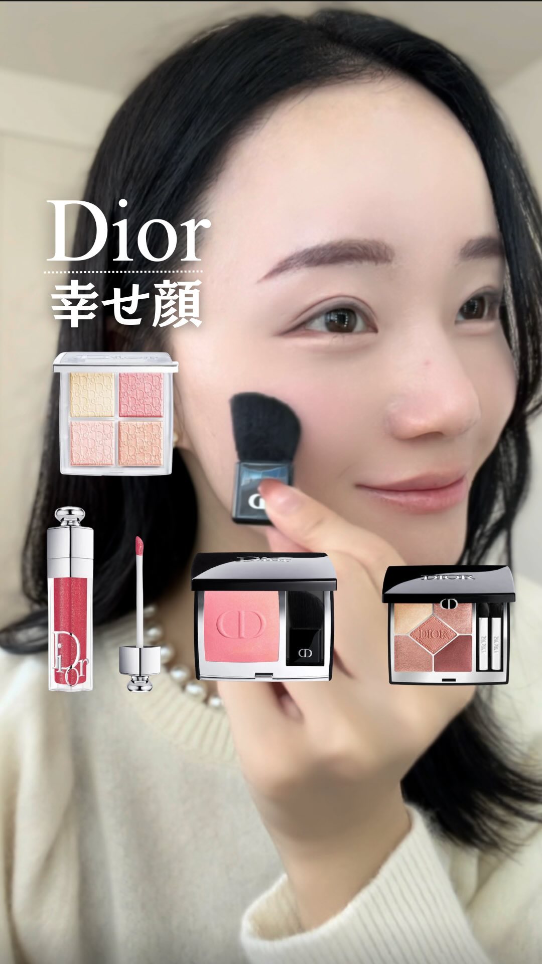 iPhoneのシネマティックで撮ってみたんですが、どうでしょう？？？これまでの感じとどちらが好きか、よかったらコメントで教えてください🙇‍♀️🩷
（シネマティックで撮ったら鼻のニキビ隠れなかった😂）

まつ毛盛るのすら疲れた時、優しく