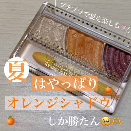 トーンアップアイシャドウ/CEZANNE/アイシャドウパレットを使ったクチコミ(1枚目)