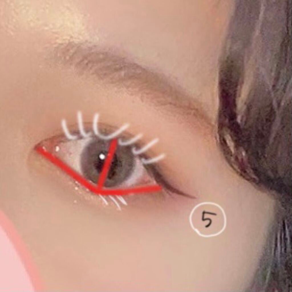 tweety on LIPS 「안녕하세요こんにちは!今日はTWICEサナの目元を作るメイクを..」(4枚目)