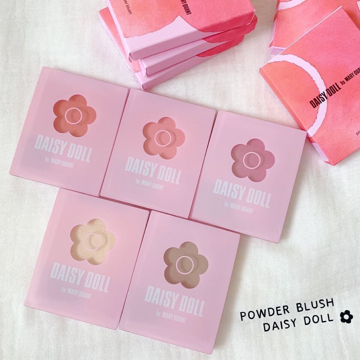 パウダーブラッシュ/DAISY DOLL by MARY QUANT/パウダーチークを使ったクチコミ(1枚目)