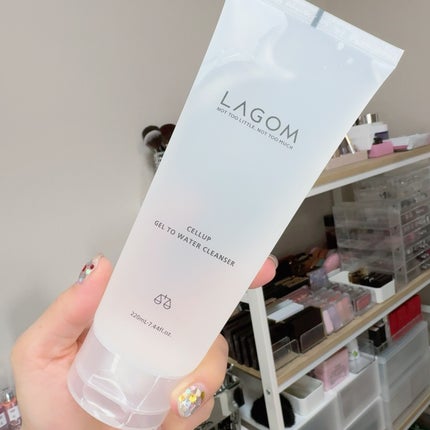 ラゴム ジェルトゥウォーター クレンザー(朝用洗顔)/LAGOM /その他洗顔料を使ったクチコミ(4枚目)