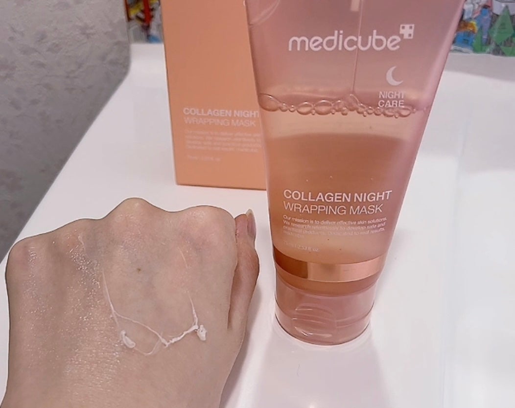 コラーゲンナイトラッピングマスク/MEDICUBE/洗い流すパック・マスクを使ったクチコミ(5枚目)