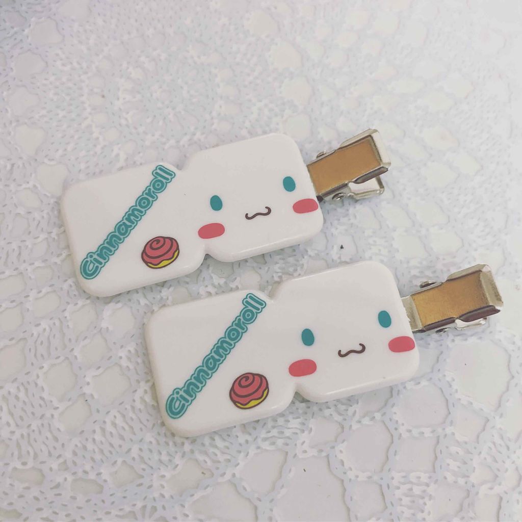 スクエアミニクリップピン/セリア/ヘアアクセサリーを使ったクチコミ（1枚目）