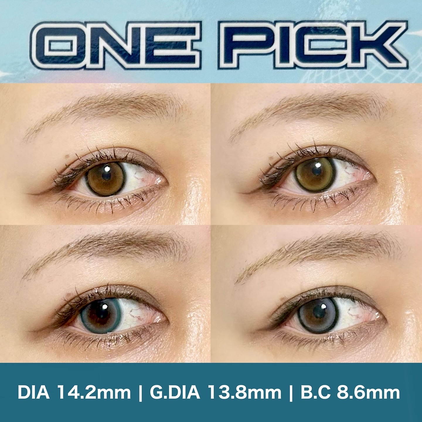 I-GIRL ONE PICK/蜜のレンズ/１ヶ月（１MONTH）カラコンを使ったクチコミ（2枚目）