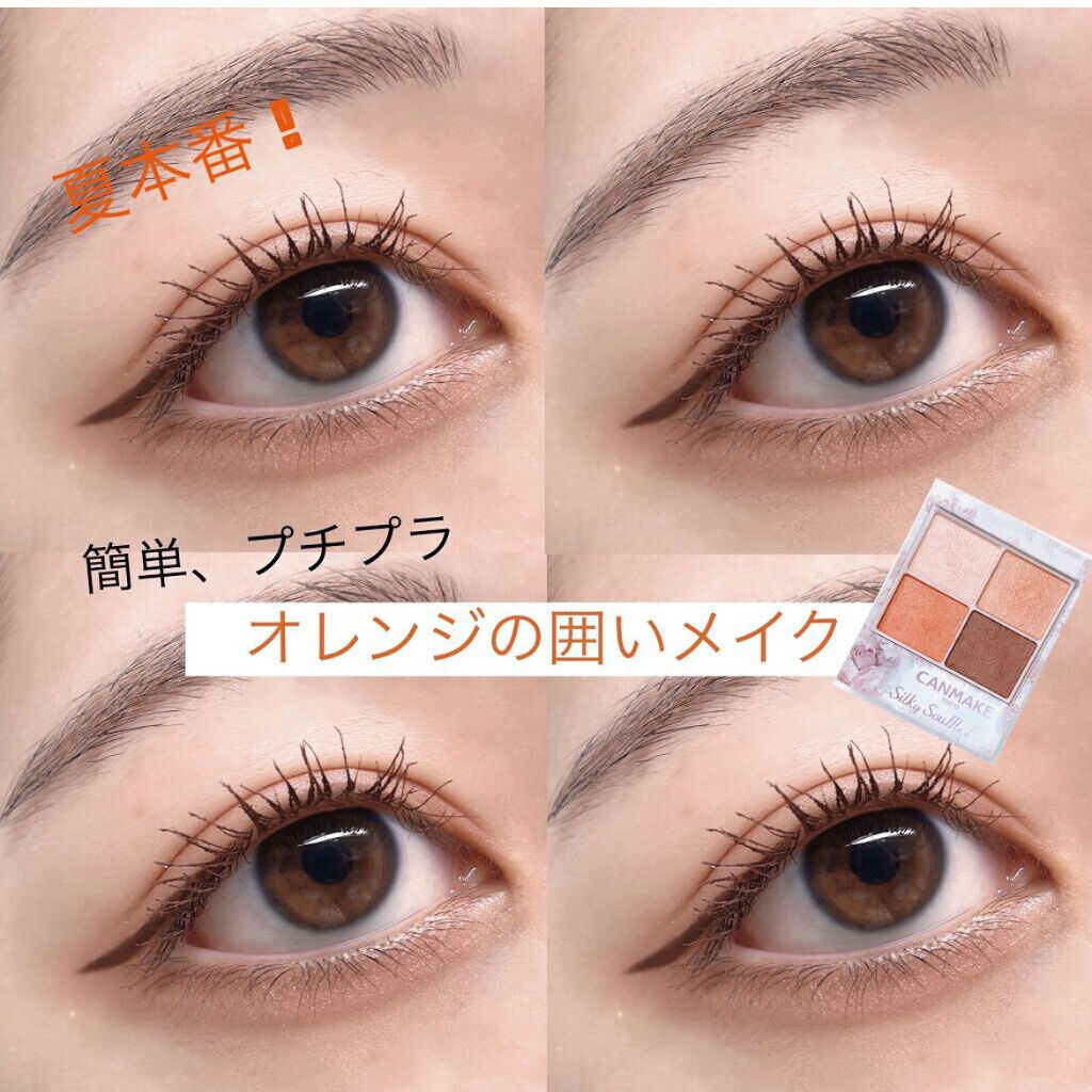 シルキースフレアイズ/キャンメイク/アイシャドウパレットを使ったクチコミ（1枚目）