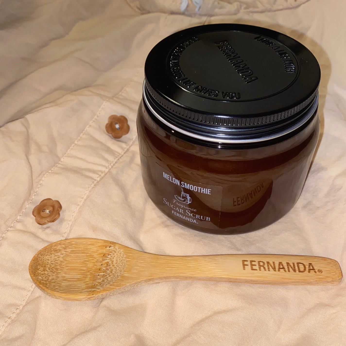 フレグランスシュガースクラブグランデ(メロンスムージー)/フェルナンダ/ボディスクラブを使ったクチコミ(2枚目)