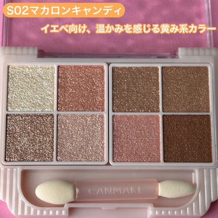 プティパレットアイズ(スパークリングタイプ)/キャンメイク/アイシャドウを使ったクチコミ(6枚目)