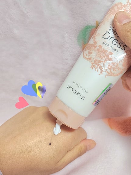 シークレットソルーションウェディングドレスピュアクリーム/It's skin/フェイスクリームを使ったクチコミ(2枚目)