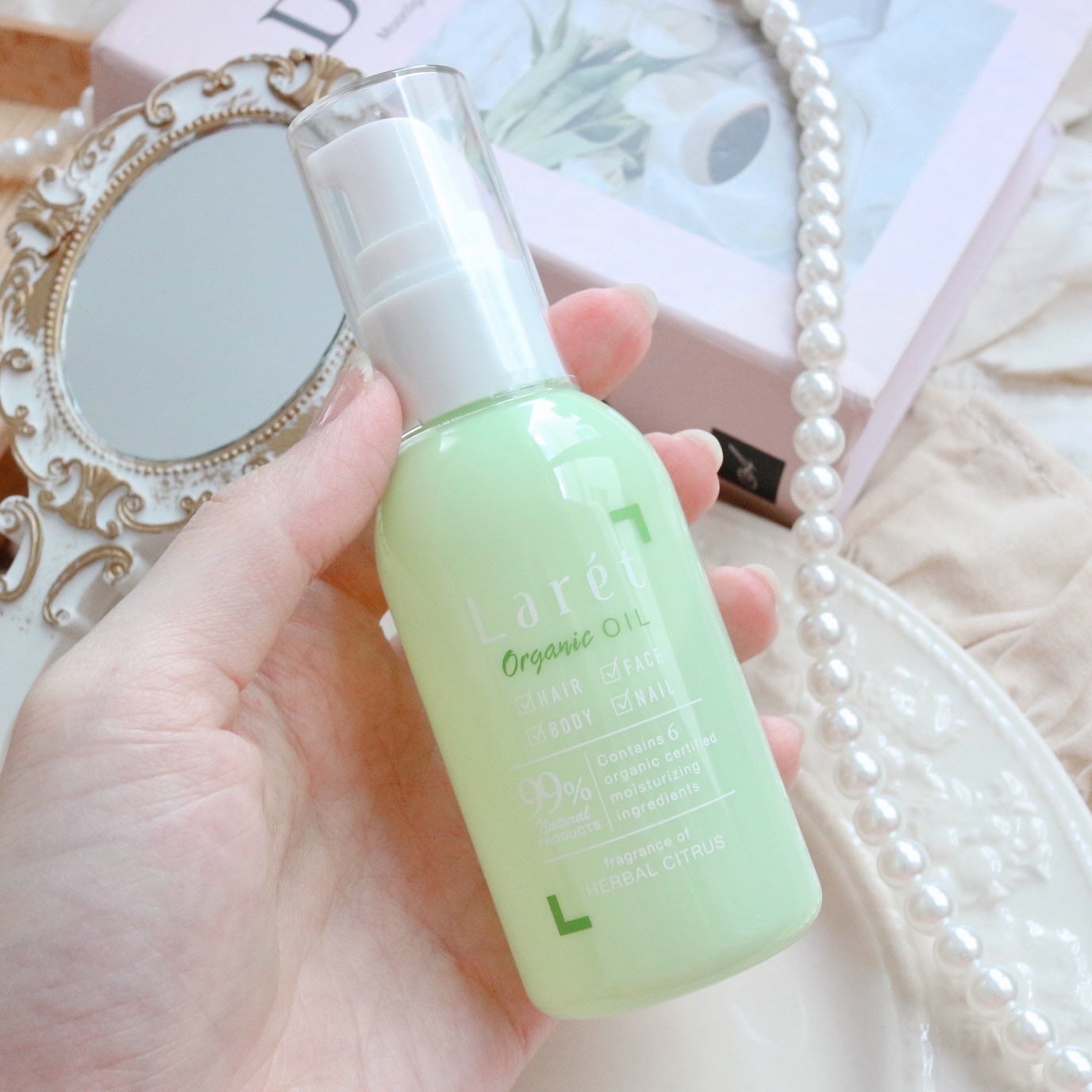 オーガニックオイル/Laret/ヘアオイルを使ったクチコミ(2枚目)