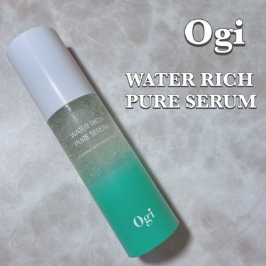 Ogi ウォーターリッチピュアセラムのクチコミ「いつもご覧頂きありがとうございます♥️

本日は

Ogi

WATER RICH PURE .....」（1枚目）