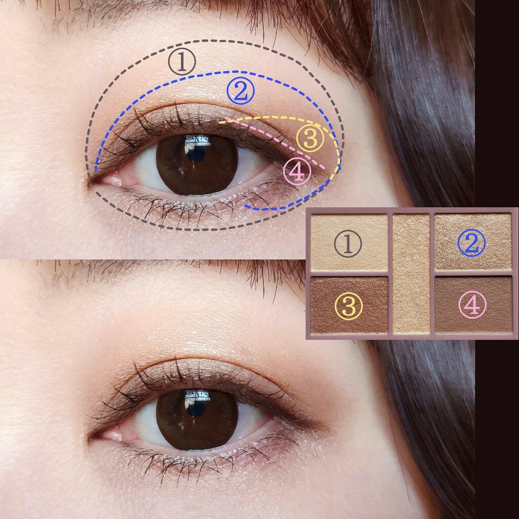 パーフェクトスタイリストアイズ/キャンメイク/アイシャドウパレットを使ったクチコミ(4枚目)