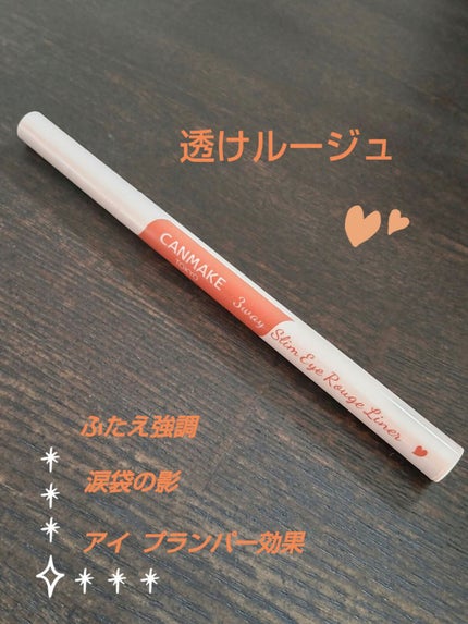 3wayスリムアイルージュライナー/キャンメイク/リキッドアイライナーを使ったクチコミ(1枚目)