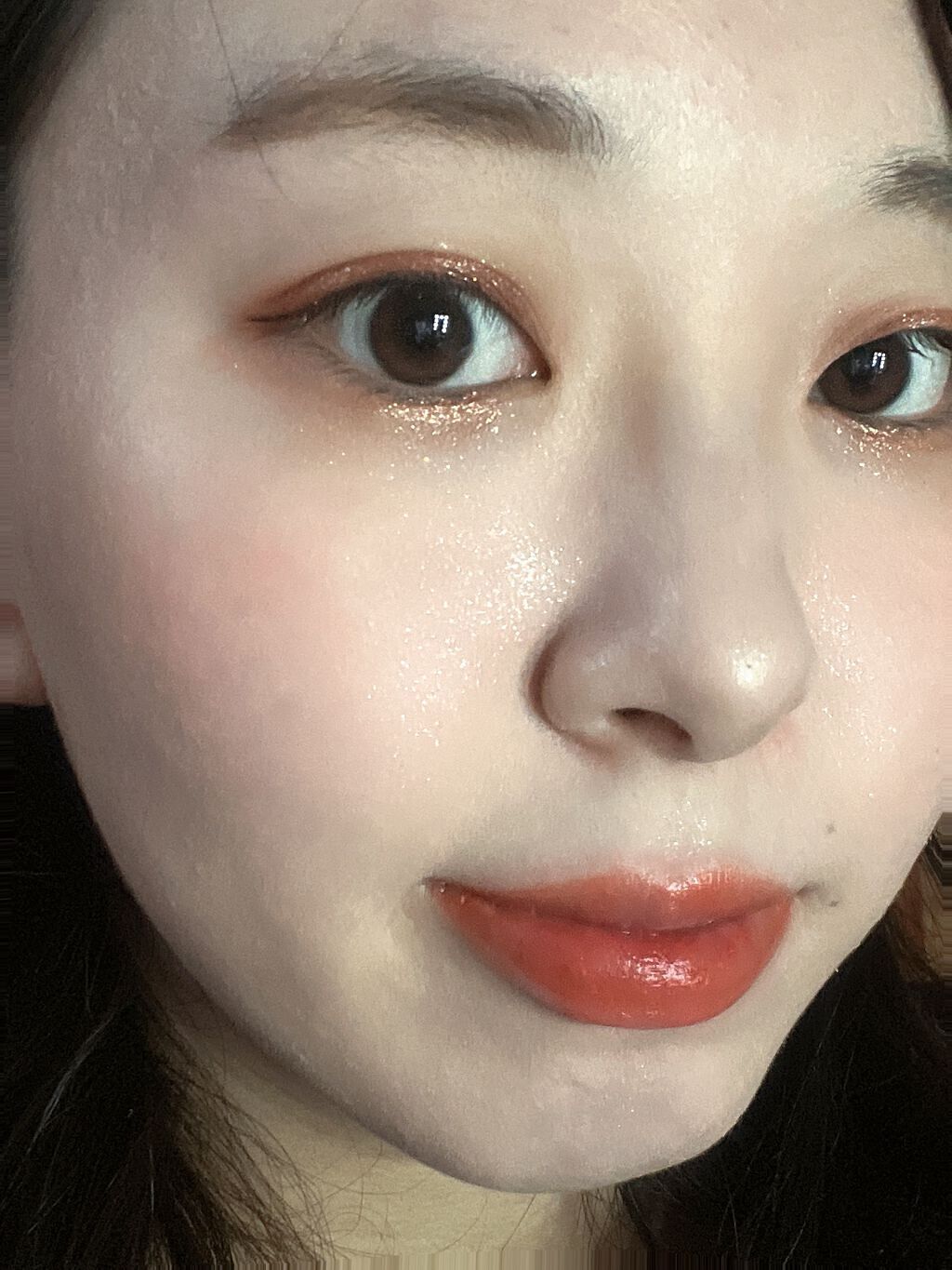 ブラー フィット ティント BT4. ジョイフルシナモン/MERZY/リップティントを使ったクチコミ（2枚目）