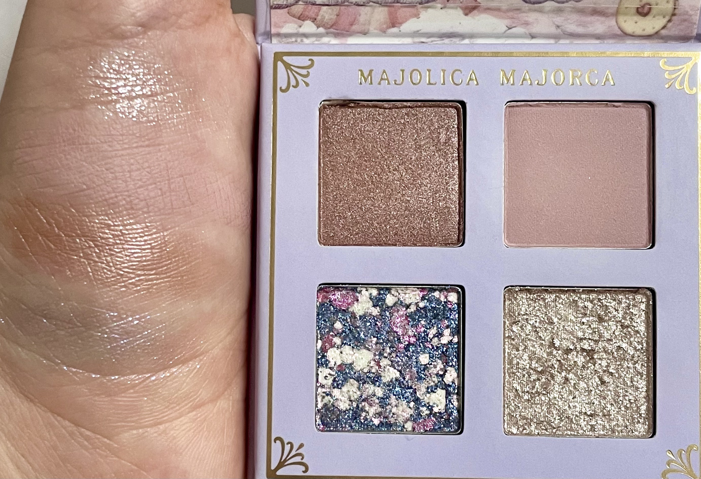 シャドーフラッシュ  PK221 「蜃気楼カルーセル」/MAJOLICA MAJORCA/アイシャドウパレットを使ったクチコミ（3枚目）