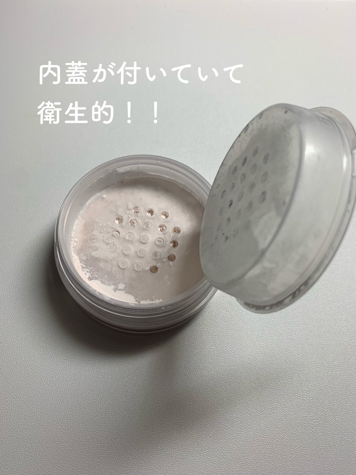 うるふわ仕上げパウダー/CEZANNE/ルースパウダーを使ったクチコミ(2枚目)