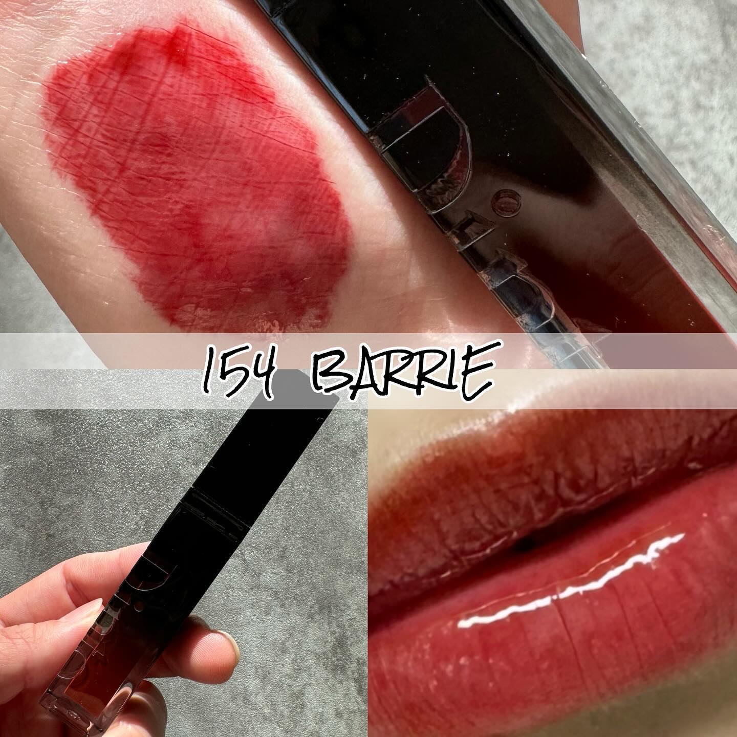 ディープキスド プランピング リップエナメル 154 Barrie/Dinto/リップグロスを使ったクチコミ（3枚目）