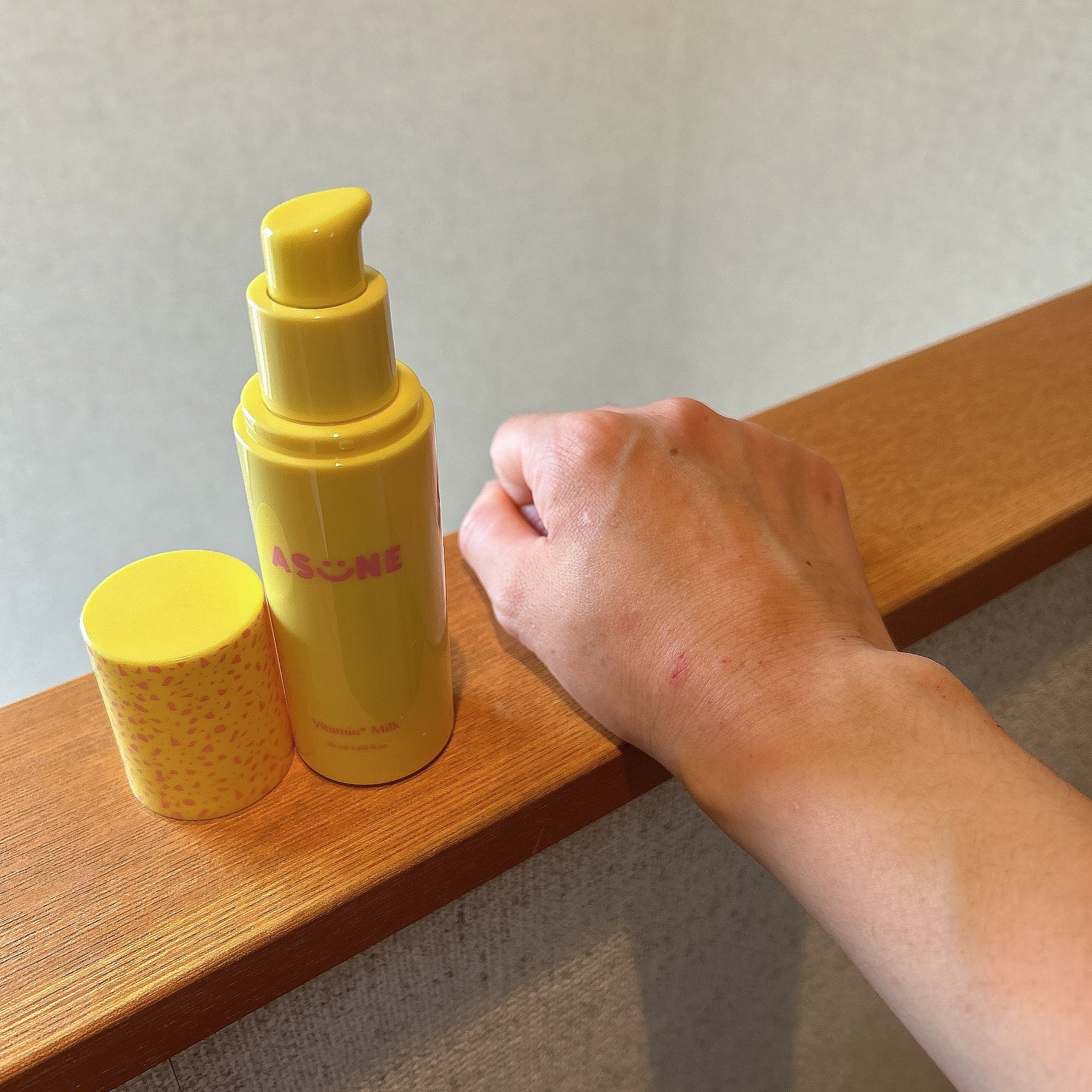 ビタミンミルク/ASUNE /乳液を使ったクチコミ（3枚目）