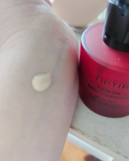 マスクフィットレッドファンデーション/TIRTIR(ティルティル)/リキッドファンデーションを使ったクチコミ(3枚目)
