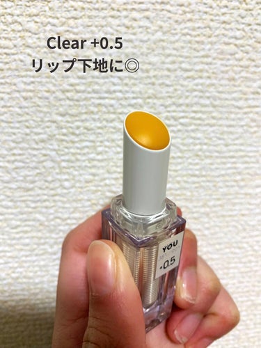 38℃/99℉ LIPSTICK  ＜YOU＞ +0.5　CLEAR/UZU BY FLOWFUSHI/口紅を使ったクチコミ（2枚目）