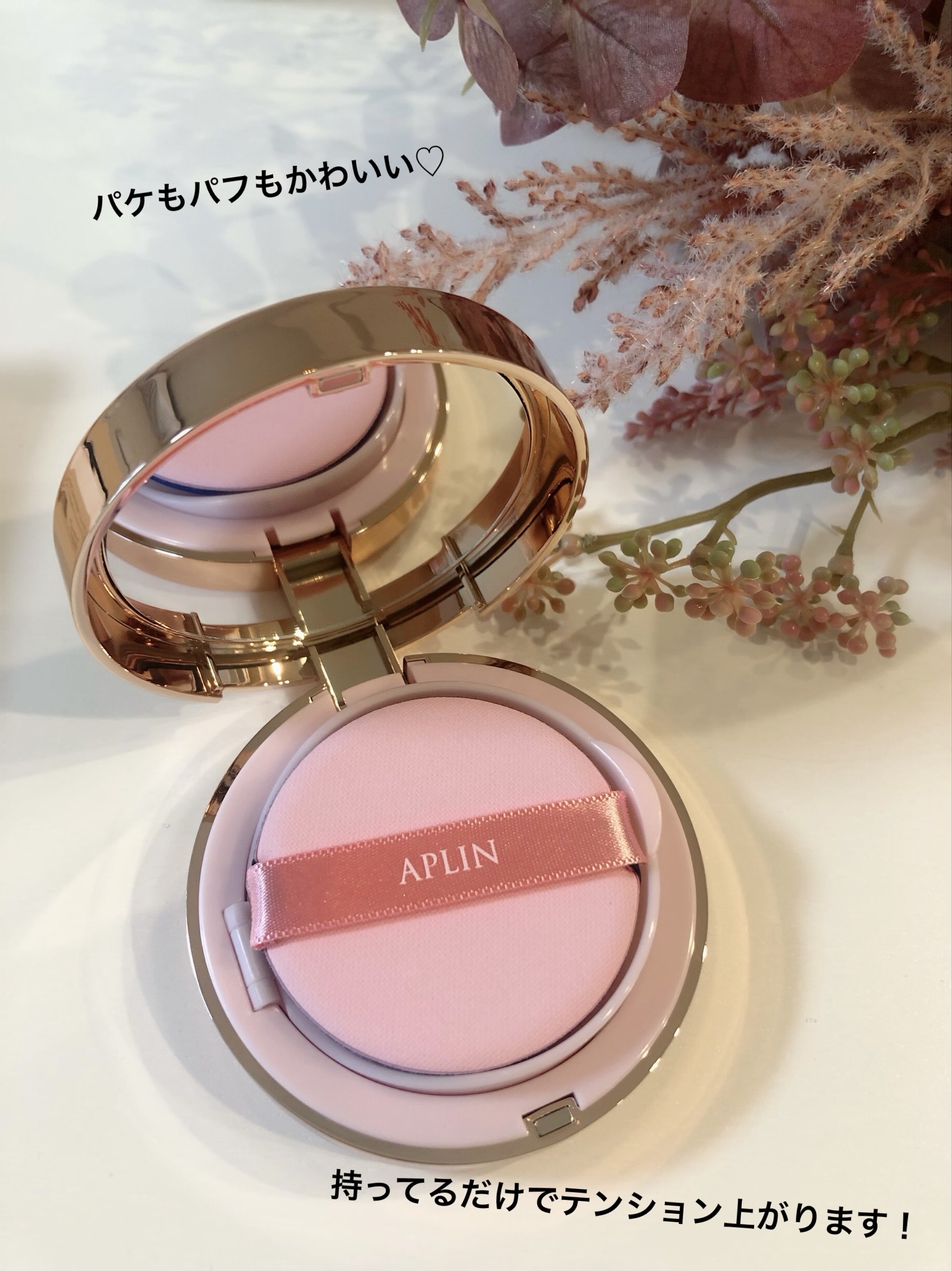 ピンクティーツリーカバークッション/APLIN/クッションファンデーションを使ったクチコミ（3枚目）