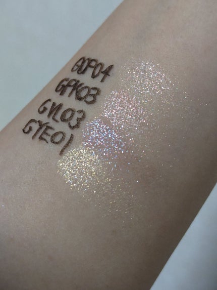 グリッタープリズム シャドウ マーブル/MISSHA/単色アイシャドウを使ったクチコミ(4枚目)