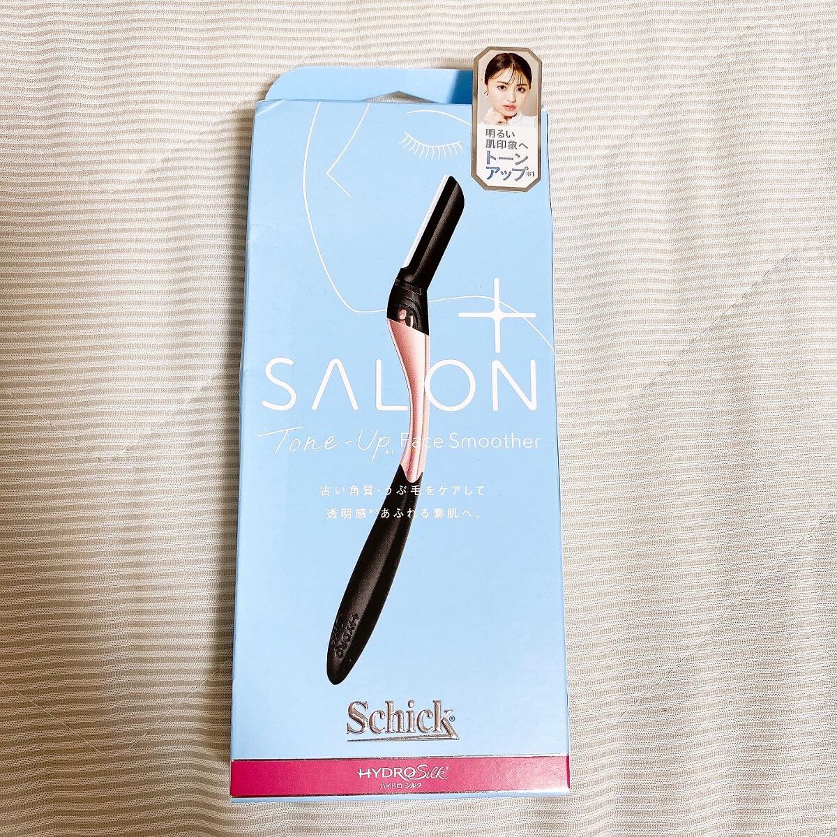サロンプラス トーンアップ フェイススムーサー ホルダー（刃付き）/サロンプラス/シェーバーを使ったクチコミ（2枚目）