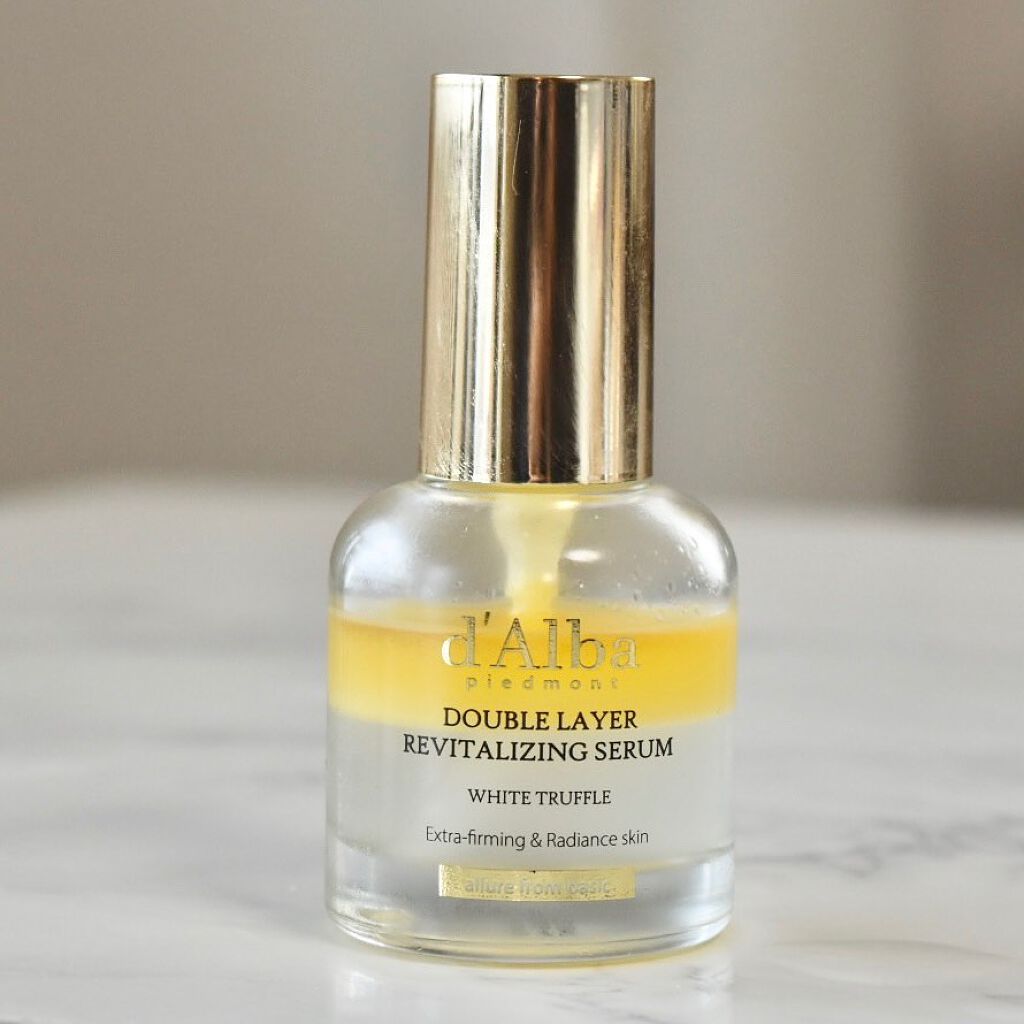 ホワイトトリュフダブルレイヤーリバイタライジングセラム/ダルバ/美容液を使ったクチコミ(2枚目)