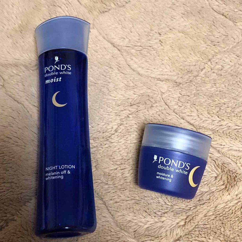ダブルホワイト 薬用美白モイストローション(セット)/POND'S/スキンケアキットを使ったクチコミ(1枚目)