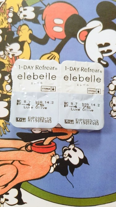  １DAY Refrear elebelle/Refrear/ワンデー（１DAY）カラコンを使ったクチコミ（1枚目）