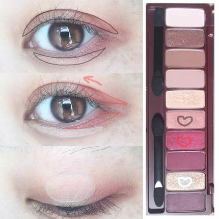 プレイカラー アイシャドウ ワインパーティー【生産終了】/ETUDE/アイシャドウパレットを使ったクチコミ(2枚目)