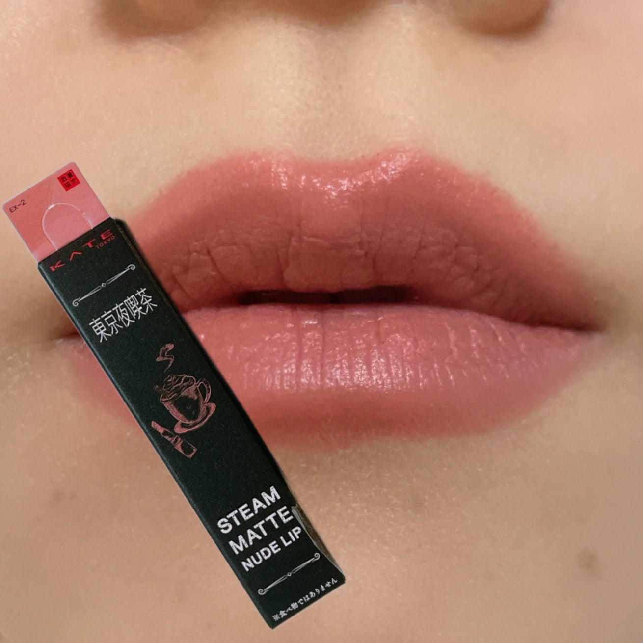 スチームマットヌードリップ/KATE/口紅を使ったクチコミ(1枚目)