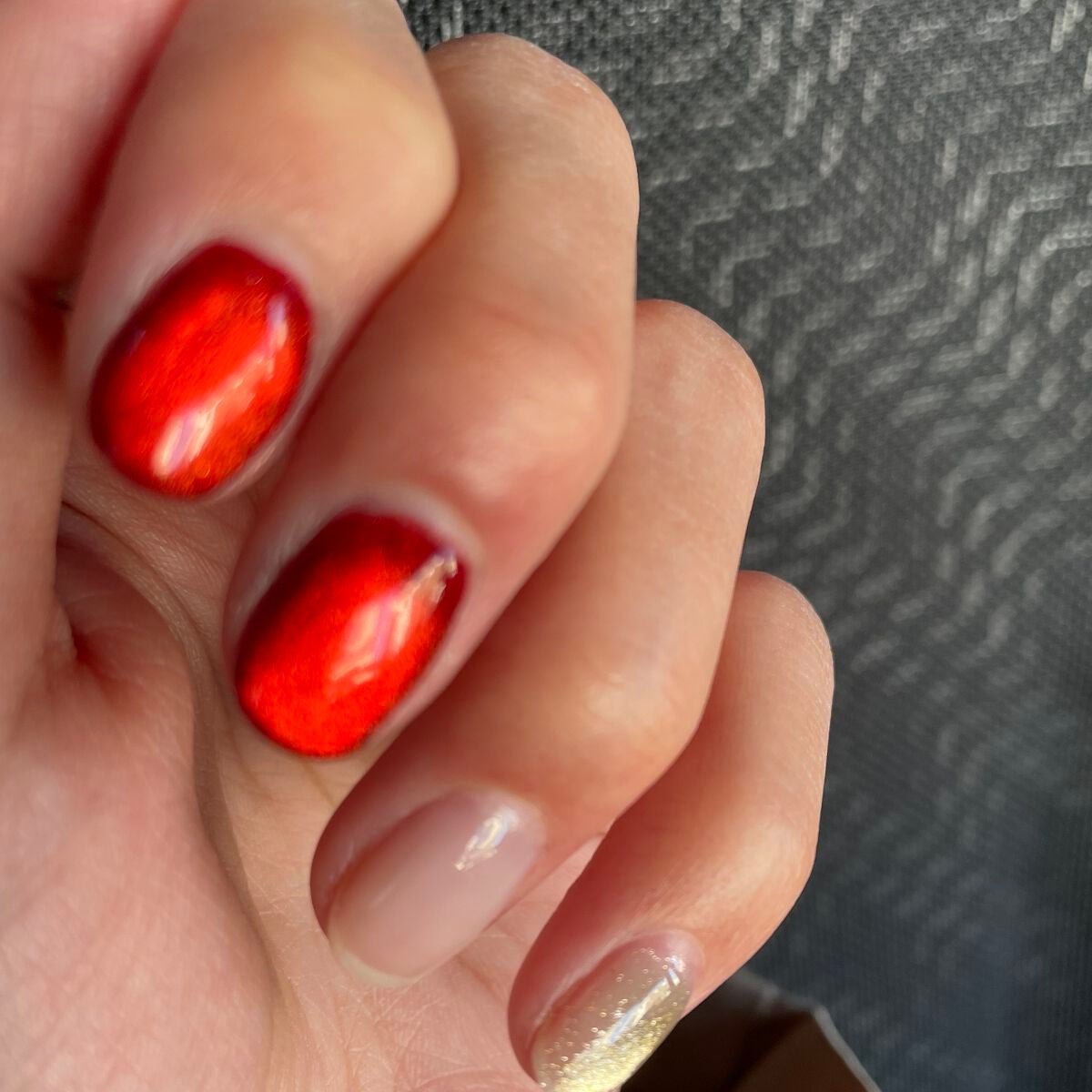 Milkyway&Cat's eye gel/ANNUUM/ジェルネイルを使ったクチコミ(4枚目)